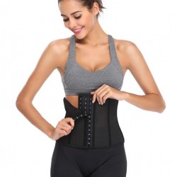 9 Steel Bone Black Soft And Breathable Corset（Height：24CM）