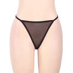 Faux Leather Lace Garter Belt