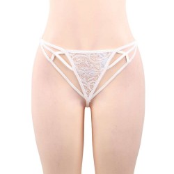 Plus Size Elegant White Hollow Out Lace Sexy Gown Plus Size Elegant White Hollow Out Lace Sexy Gown