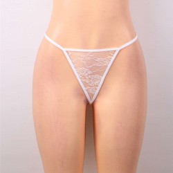 Sexy White Eyelash Trim Lace Babydoll Set Sexy White Eyelash Trim Lace Babydoll Set
