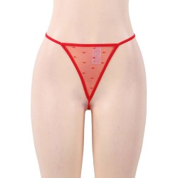 Plus Size Red Deluxe Satin Lace Stitching Babydoll Plus Size Red Deluxe Satin Lace Stitching Babydoll