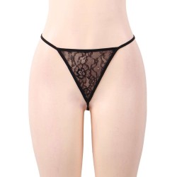 Plus Size Black lace Deep V Collar Babydoll Plus Size Black lace Deep V Collar Babydoll