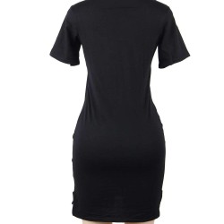 Plus Size Pictures Custom Print Loose Cotton Casual Long T shirt 