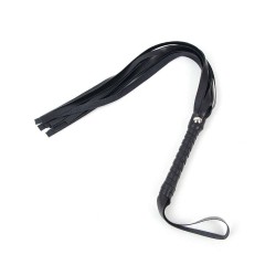 Black Leather Whip Tease Play Adult Couple Game Toy