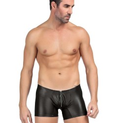 Men's Leather Pants With Exposed Hips