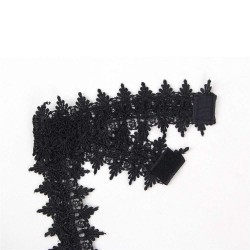 Plus Size Black Leather Exquisite Lace Choker Neck Chemise Plus Size Black Leather Exquisite Lace Choker Neck Chemise