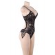 Black Lace Eyelash Sexy Teddy Black Lace Eyelash Sexy Teddy