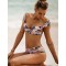 Sexy Flower Printed Summer Women's Bikini Set