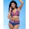 Plus Size Fashion Print Sexy Summer Women's Bikini Set