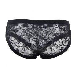 Sexy Black Lace Panty For Men