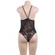 Black Lace Eyelash Sexy Teddy Black Lace Eyelash Sexy Teddy