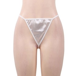 White Silk Satin Lace Sexy Women Kimono Home Pajamas