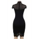 Exquisite Lace Patch Embroidered Elegant Fashion Dress Exquisite Lace Patch Embroidered Elegant Fashion Dress