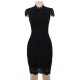 Exquisite Lace Patch Embroidered Elegant Fashion Dress Exquisite Lace Patch Embroidered Elegant Fashion Dress