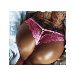 Pink Sexy Floral Lace Panty Pink Sexy Floral Lace Panty