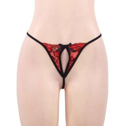 Elegant Red Lace Sexy Babydoll