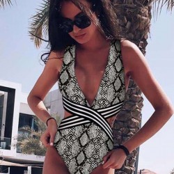 Snake Simple Sexy Summer Women's One-piece Swimsuit