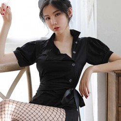 Sexy Hot Erotic Nurse Costume Black Skirt Sexy Costumes