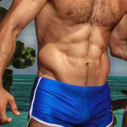 Swim Shorts For Men Solid Color 