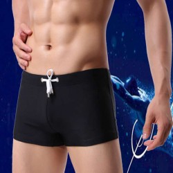 Men's Black Swimming Trunks Jammers Endurance Quick Dry Swimming Trunks